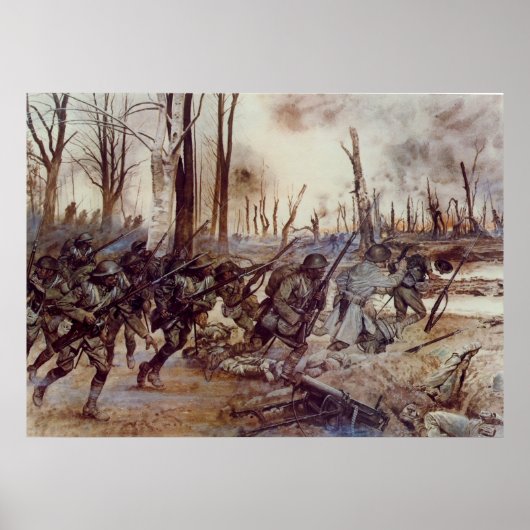 Hell Fighters van Harlem door H Charles McBarron J Poster (Voorkant)