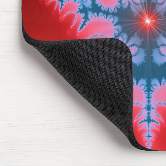 Hell Flame Fractal Mousepad Muismat (Hoek)
