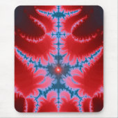 Hell Flame Fractal Mousepad Muismat (Voorkant)