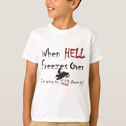 HELL-FREEZES-on-ash-[Conver] T-shirt (Voorkant)