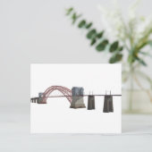 Hell Gate Bridge: 3D-model: Briefkaart (Staand voorkant)