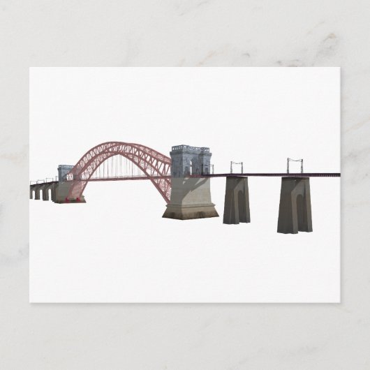 Hell Gate Bridge: 3D-model: Briefkaart (Voorkant)