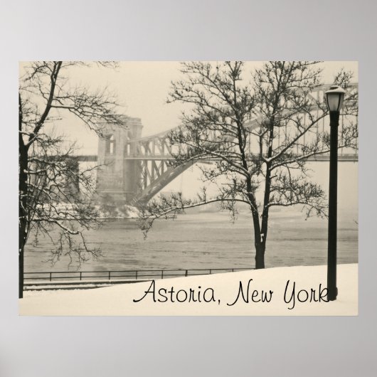 Hell Gate Bridge, Astoria, NY  Style Poster (Voorkant)