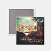 "Hell Gate Bridge in Autumn" Magneet (Voorkant / Achterkant)