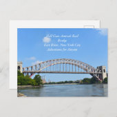 Hell Gate Rail Bridge New York Briefkaart (Voorkant / Achterkant)