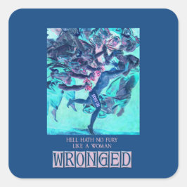 Hell Hath No Fury (blauw) Sticker