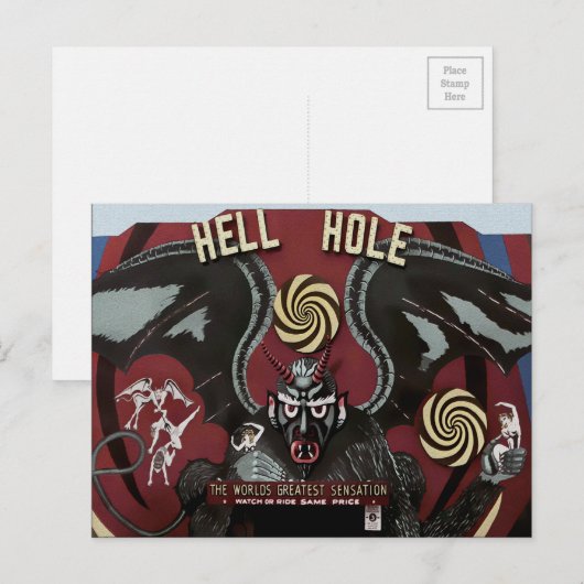 Hell Hole Wildwood NJ Briefkaart (Voorkant / Achterkant)