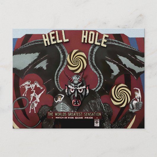 Hell Hole Wildwood NJ Briefkaart (Voorkant)