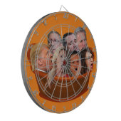 Hell in a Handbasket 2024 Grappig Anti-Conservatie Dartbord (Voorkant Links)