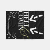 Hell Is Comin Fleece Deken (Voorkant (Horizontaal))