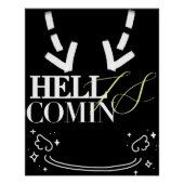 Hell Is Comin Perfect Poster (Voorkant)