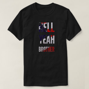 Hell Ja Brother American Flag T-shirt