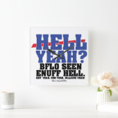 HELL JA? VIERKANTE KLOK (Huis)