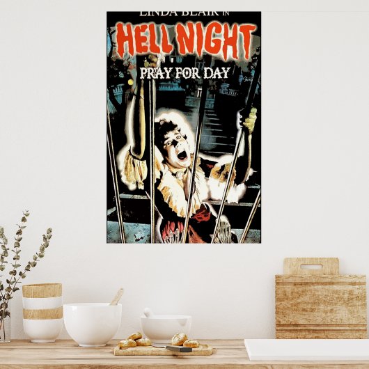 Hell Night Poster (Keuken)