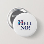 Hell No Hillary -.png Ronde Button 5,7 Cm (Voorkant /achterkant)