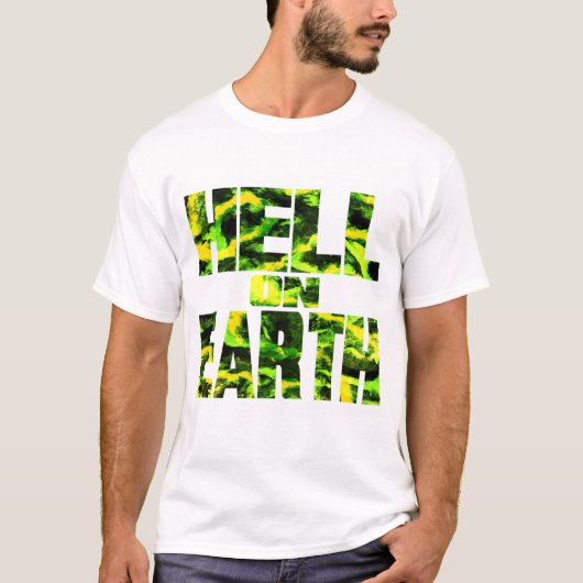 Hell on Earth T ( Toxic green ) Men's T-Shirt (Voorkant)