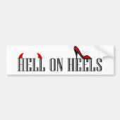 Hell On Heels Bumpersticker (Voorkant)