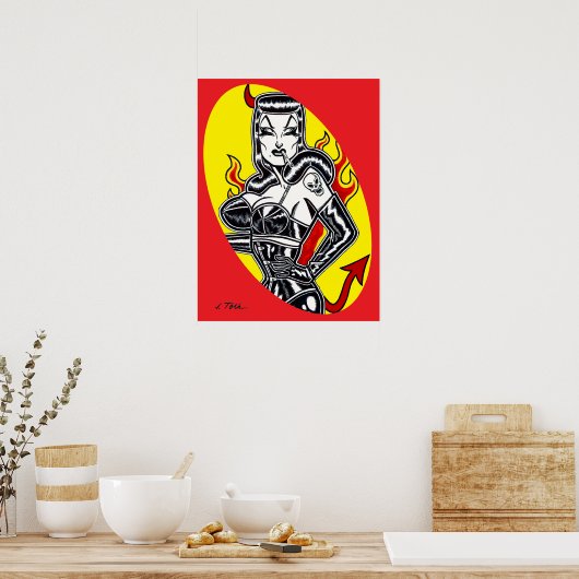 Hell on Heels Poster (Keuken)