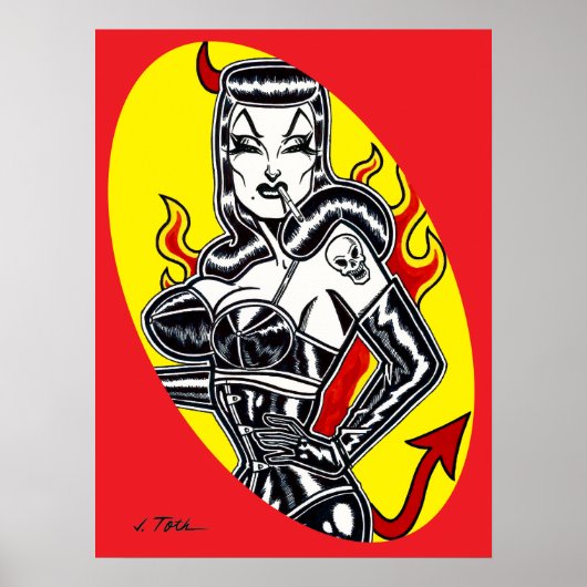 Hell on Heels Poster (Voorkant)