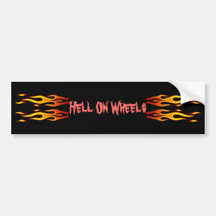Hell On Wheels Bumpersticker