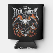 Hell on Wheels Racing Motorsport geruite vlag