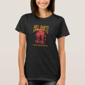 Hell Party Dancing Devil Satan Demon Satanic Gothi T-shirt (Voorkant)