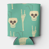 Hell Party: Skelet Halloween Design Blikjeskoeler (Voorkant)