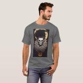 Hell Raiser Schedel Halloween T-Shirt (Voorkant volledig)