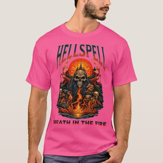 HELL SPELL ADEM IN HET VUUR T-SHIRT (Voorkant)
