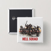 Hell Squad Button (Voorkant /achterkant)