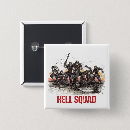 Hell Squad Button (Voorkant /achterkant)