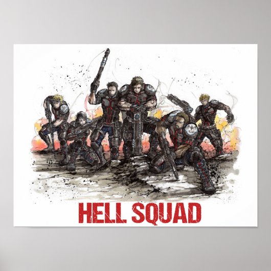 Hell Squad Poster (Voorkant)