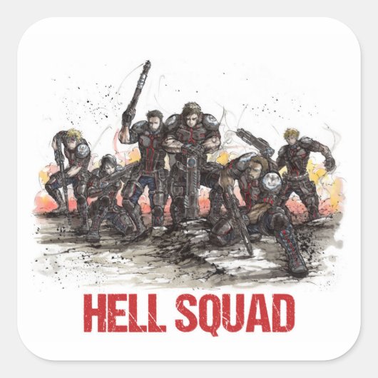 Hell Squad Sticker (Voorkant)
