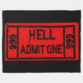 HELL TOELATING ONE FLEECE DEKEN (Voorkant (Horizontaal))