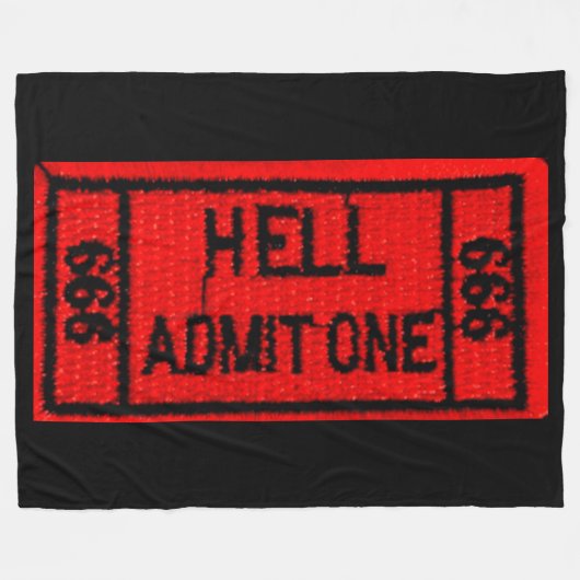 HELL TOELATING ONE FLEECE DEKEN (Voorkant (Horizontaal))