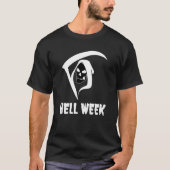 HELL WEEK Skull Grim Reaper T-shirt (Voorkant)
