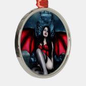 Hell wordt haar versiering metalen ornament (Rechts)