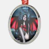 Hell wordt haar versiering metalen ornament (Links)