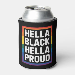 Hella Black Hella trots Afro-Amerikaanse Gay Pride Blikjeskoeler