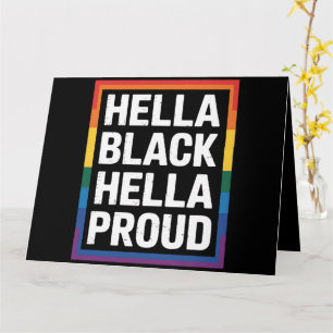 Hella Black Hella trots Afro-Amerikaanse Gay Pride Kaart