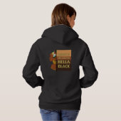 Hella Black Sweatshirts Hoodie (Achterkant volledig)