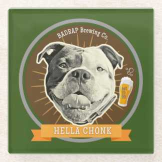 Hella Chonk Beer Label Onderzetter