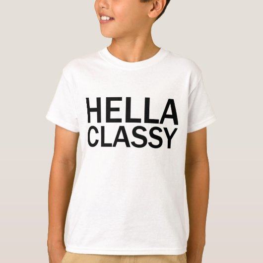 HELLA CLASSY Funny Rude All Petten T-Shirt (Voorkant)