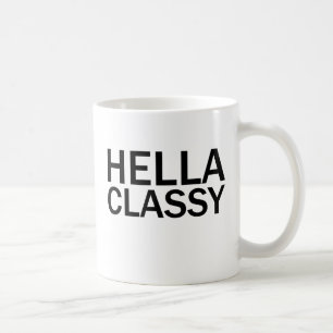 HELLA CLASSY Funny Rude All Petten T-Shirt Koffiemok
