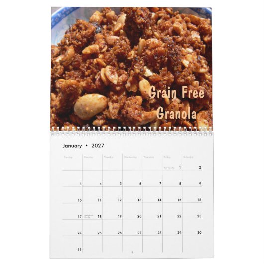 Hella Delicious Grain-Free Recept Kalender (Jan 2027)