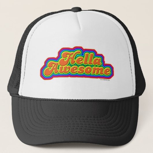 Hella Geweldige Retro Style Slogan Trucker Pet (Voorkant)