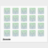 Hella Knop Vierkante Sticker (Vel)