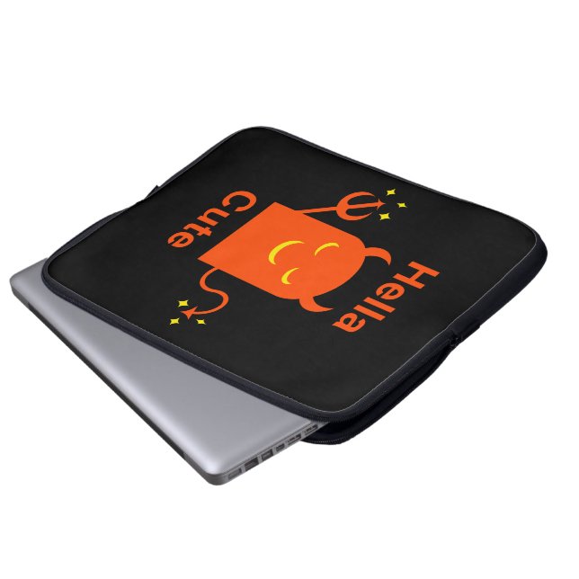 Hella Schattige Laptop Sleeve (Voorkant onderkant)