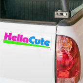 Hella Schattigee super hete kuiken Bumpersticker (Op Truck)