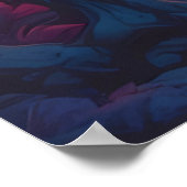 Hellacious Rave bij het meer van vuur - Ken Gage Poster (Hoek)